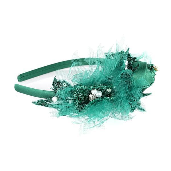 GREEN EMBELLISHED ALICE BAND