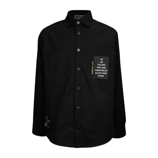 BLACK L/S SHIRT