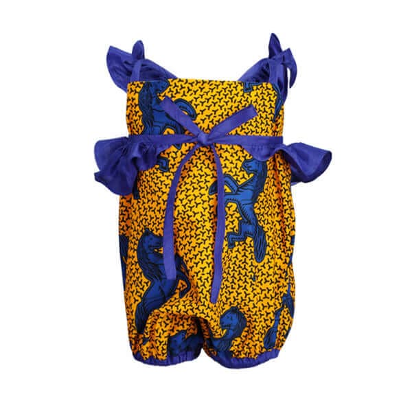 MULTICOLOUR FLOUNCE PLAY SUIT