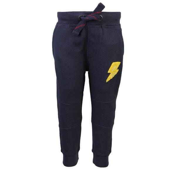NAVY PIQUE JOGGERS