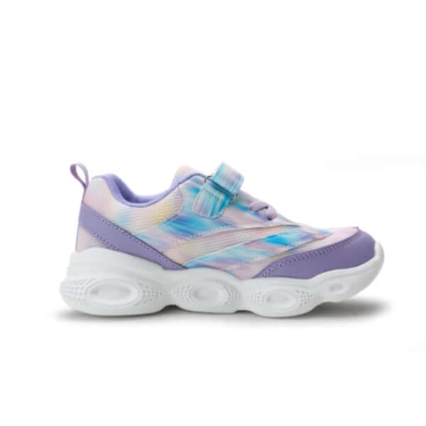 PURPLE VELCRO SNEAKERS