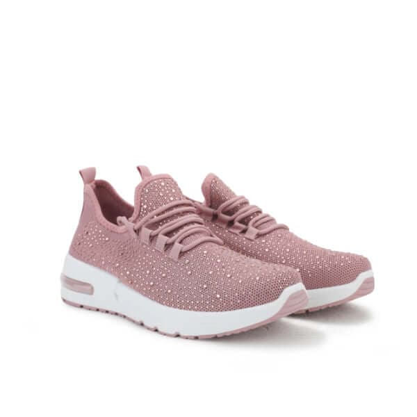 PINK LACE UP  SNEAKERS