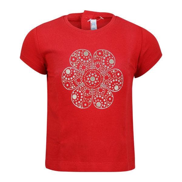 RED SHORT SLEEVE BASIC T-SHIRT
