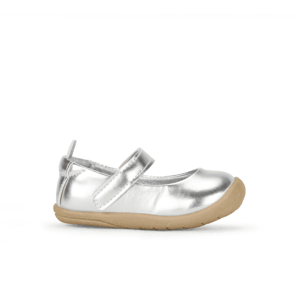 SILVER METALLIC BALLERINA