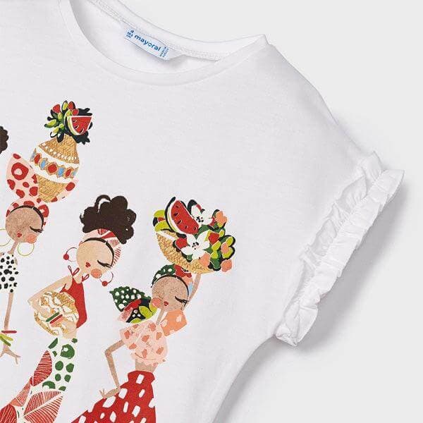 WHITE GRAPHIC T-SHIRT