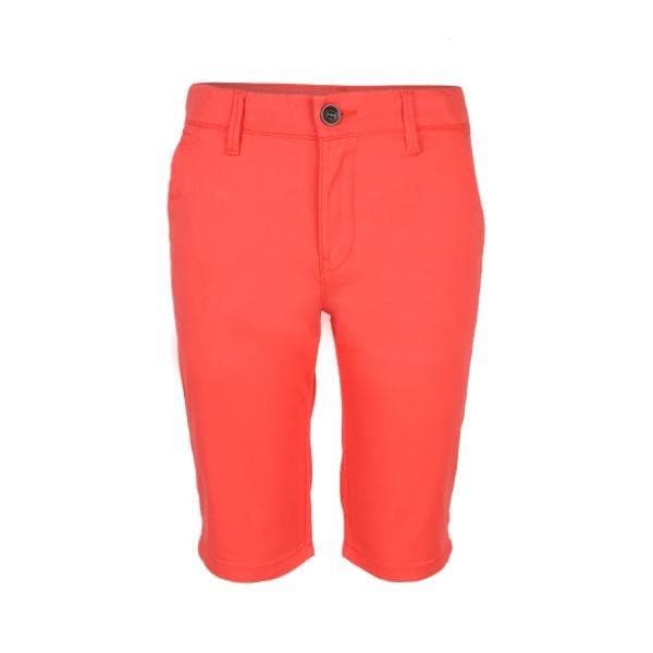RED BASIC TWILL CHINOS SHORT