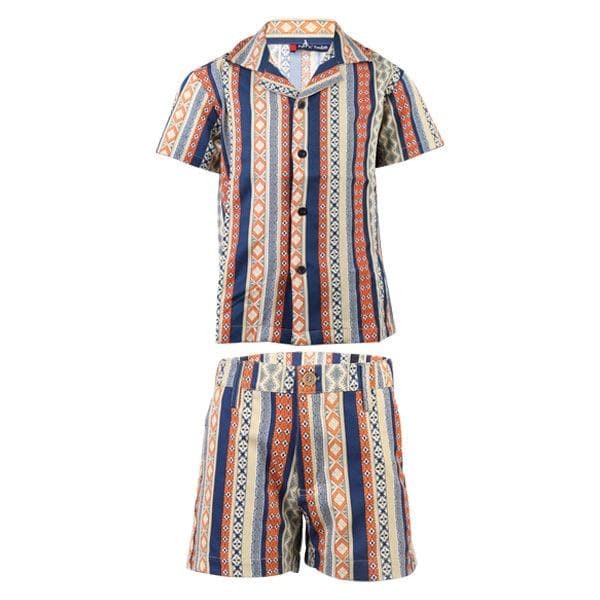 MULTICOLOUR SHORTS SET