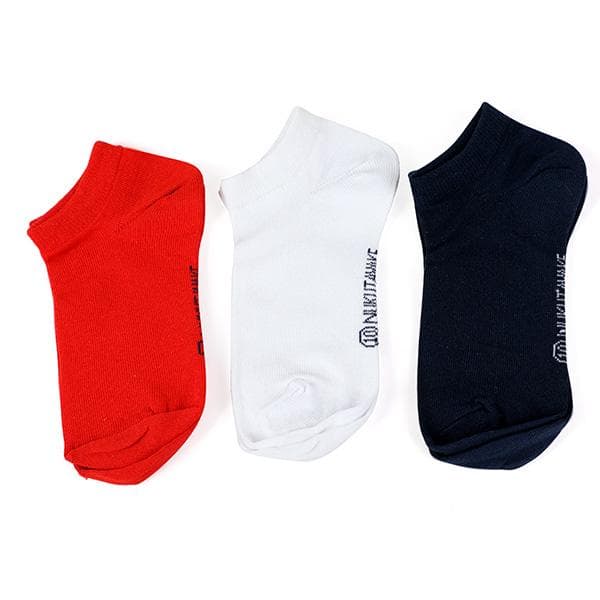 MULTICOLOUR 3PC SHORT SOCKS SET