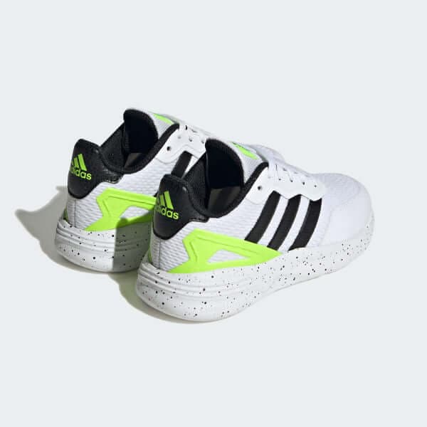 NEBZED LIFESTYLE LACE RUNNING SHOES - WHITE
