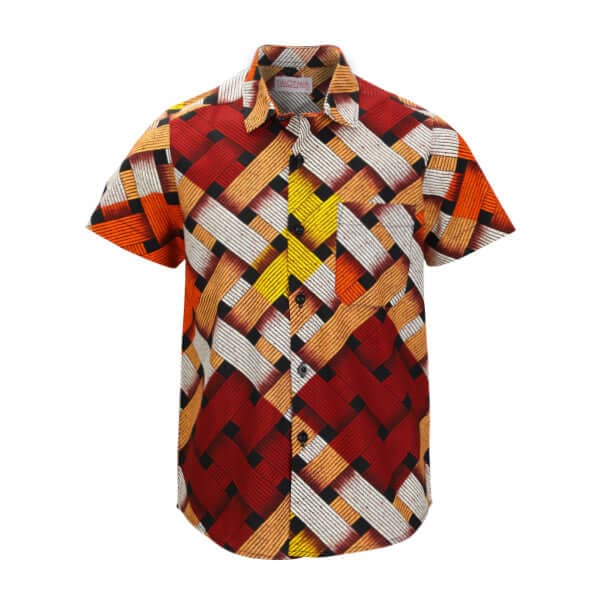 MULTICOLOUR ANKARA S/S SHIRT
