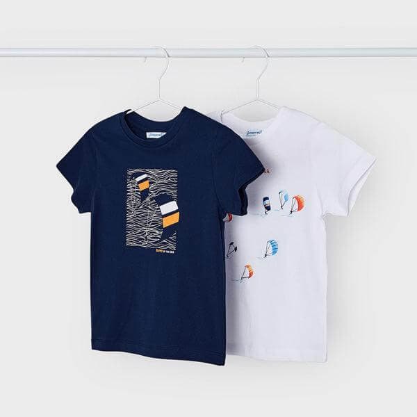 2PCS MULTICOLOUR S/S TSHRIT SET Image