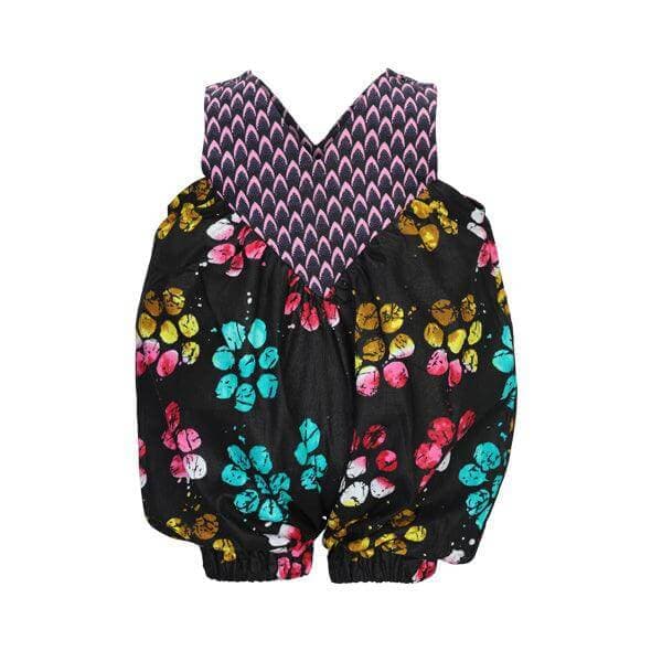 MULTICOLOUR ANKARA PLAYSUIT FOR BABY GIRL Image