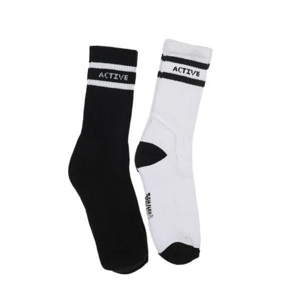 BLACK 2PCS SOCKS