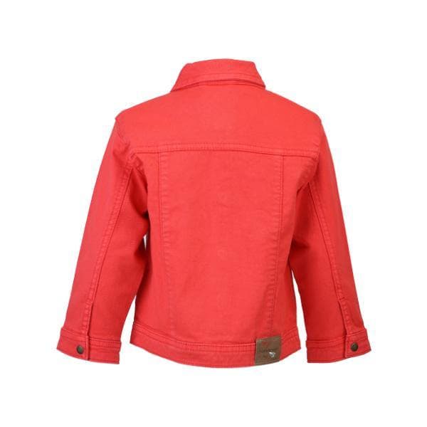 RED L/S TWILL JACKET
