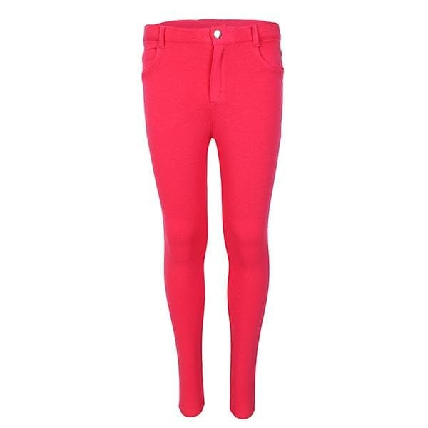 MAGENTA BASIC FLEECE TROUSERS Image