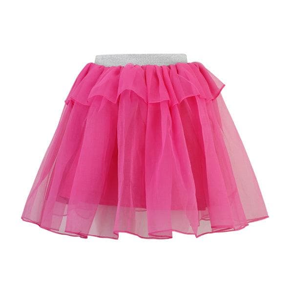MULTICOLOUR SKIRT SET  WITH HAIR BOW