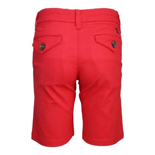RED BASIC TWILL SHORTS
