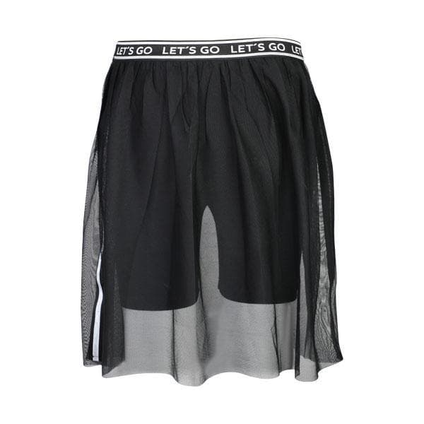 BLACK TULLE LEGGING SKIRT