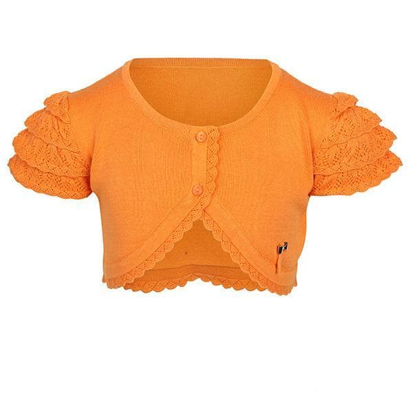 TANGERINE KNIT COTTON CARDIGAN