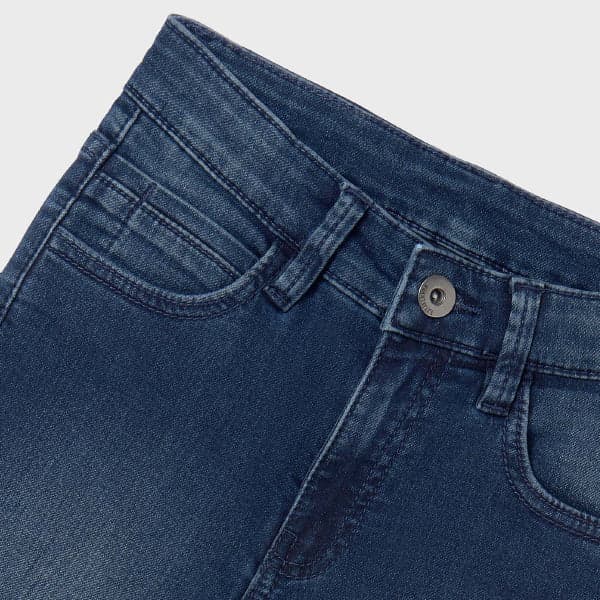 BLUE DENIM SHORT