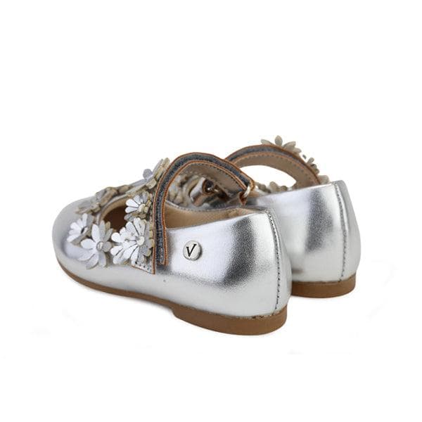 SILVER PATENT FORMAL SHOES