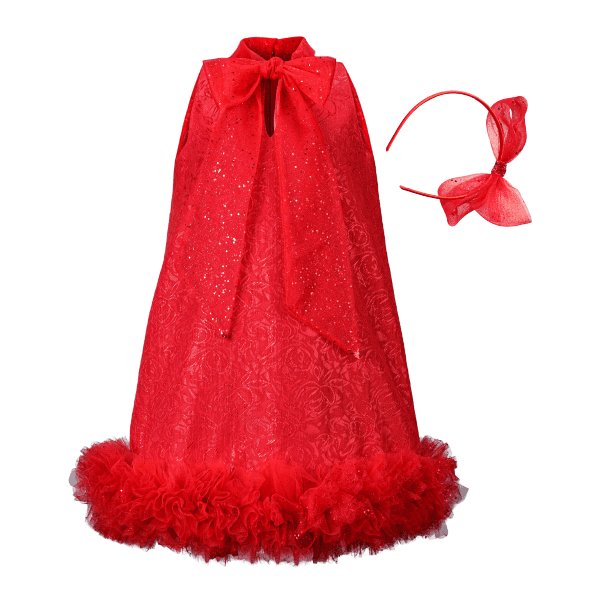 IYANU DRESS WITH HAIRBOW