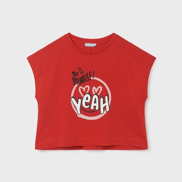 RED SLEVELESS T-SHIRT Image