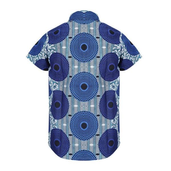 BLUE ANKARA S/S SHIRT