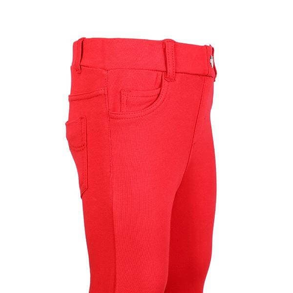 RED BASIC KNIT PANTS