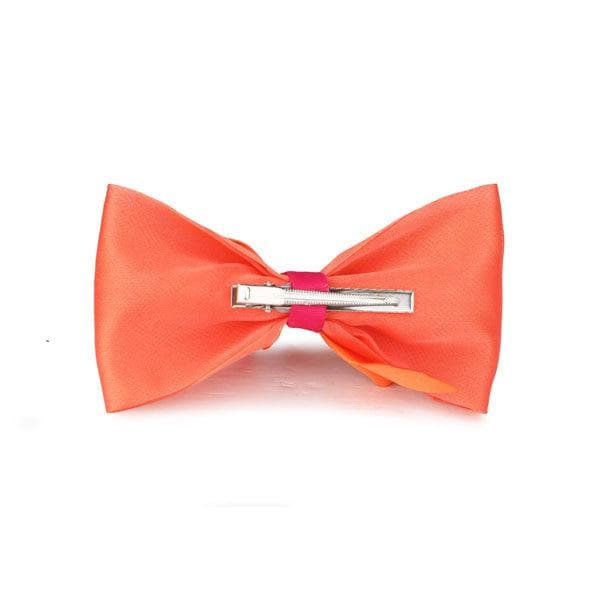 ORANGE HAIR BOW