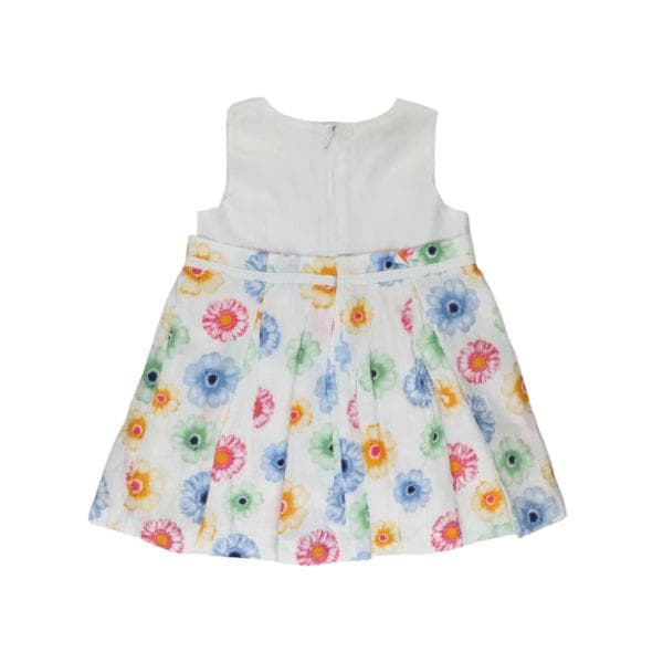 WHITE ENCHANTED FLORAL DRESS