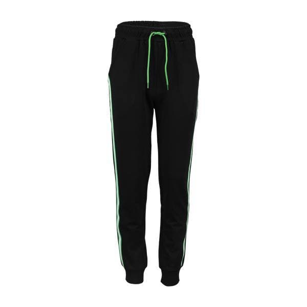 BLACK JOGGERS WITH SIDE TAPES Image