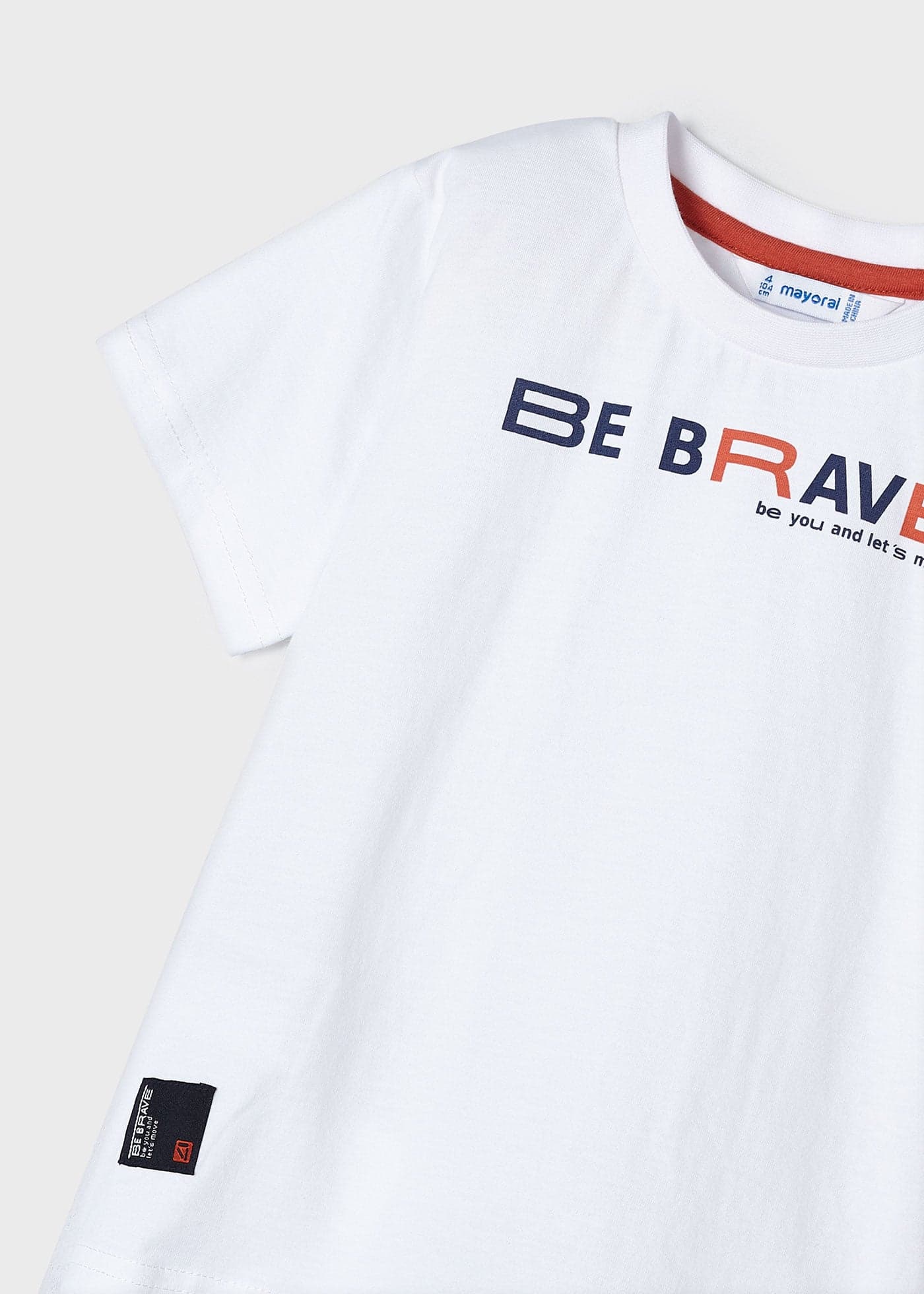 WHITE PRINT S/S T-SHIRT