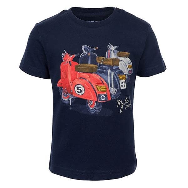 NAVY S/S GRAPHICS T-SHIRT