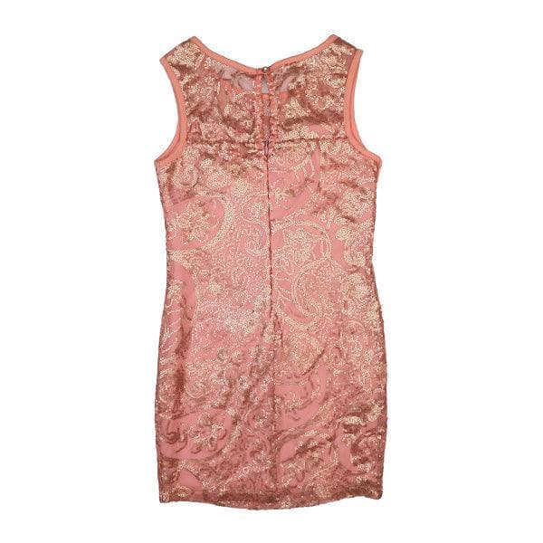 CORAL SEQUIN DRESS