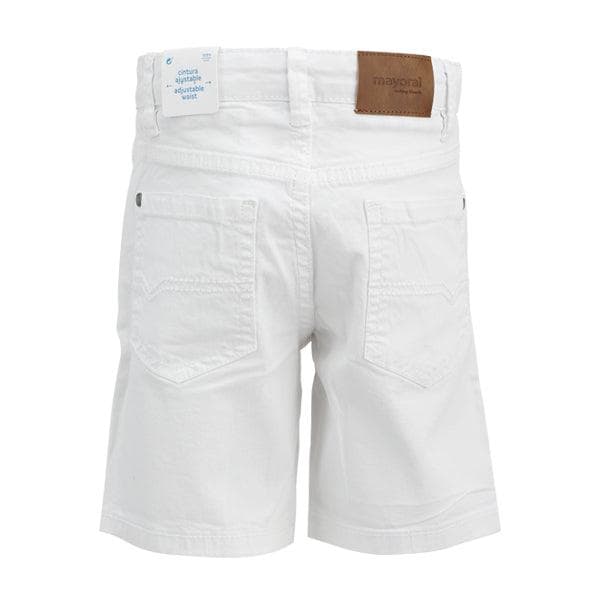 WHITE BASIC 5 POCKETS SHORT