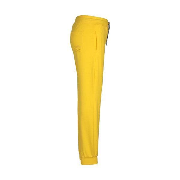 YELLOW BASIC FLEECE CUFFED JOGGERS