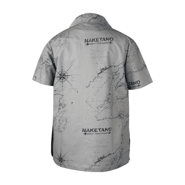 GREY S/S CUBAN COLLAR SHIRT SET