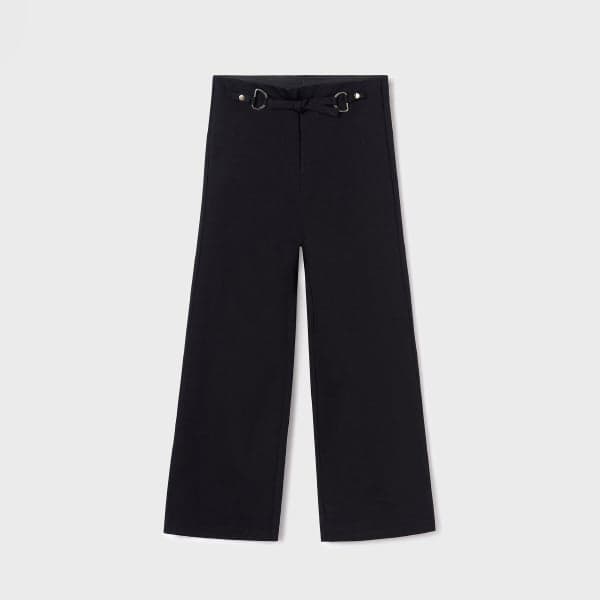 BLACK GIRLS WIDE LEGGED TROUSER