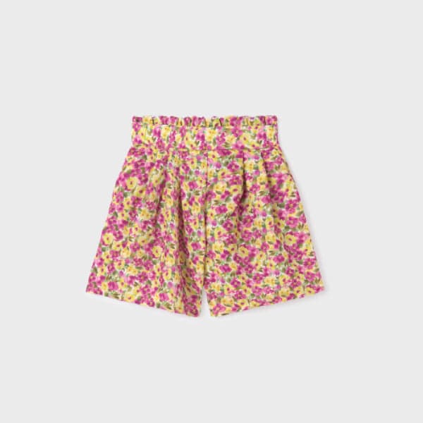 PISTACHIO FLORAL PRINT SKORT