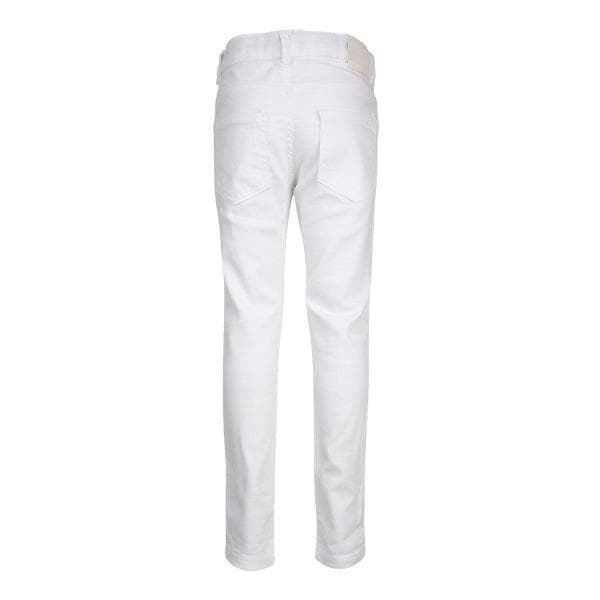 WHITE DENIM TROUSER