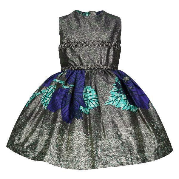 GREY ANKARA DRESS