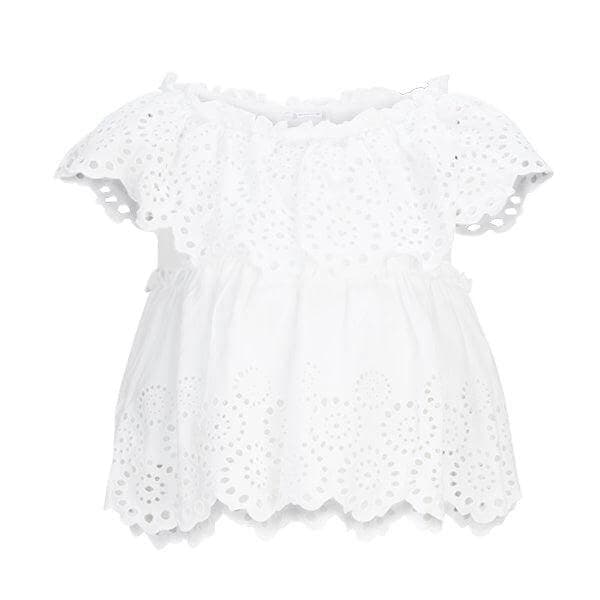 WHITE LACE BLOUSE