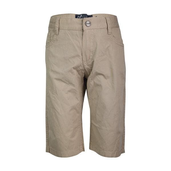 BEIGE TWILL SHORTS