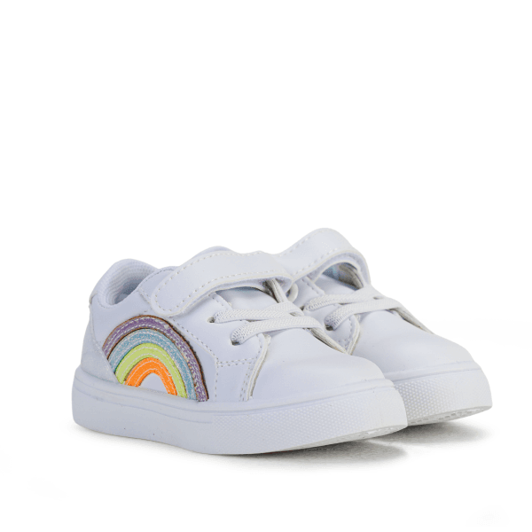 WHITE RAIN BOW SNEAKERS