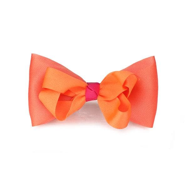 ORANGE HAIR BOW