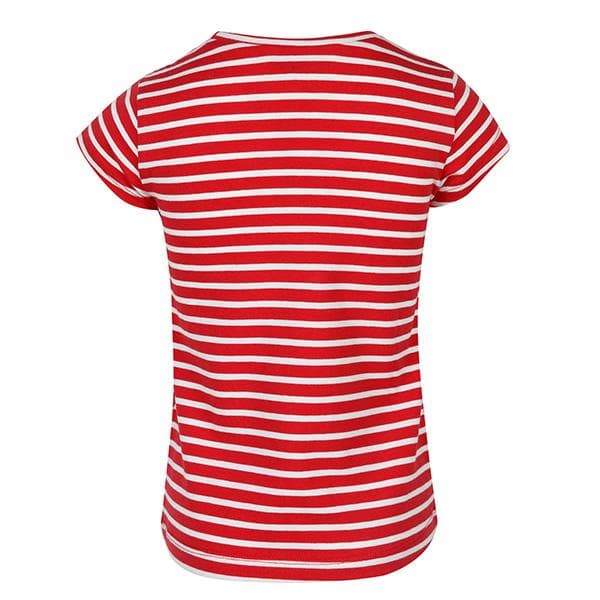 CARMINE S/S STRIPED TOP