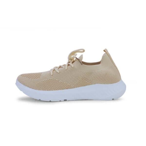UNISEX BEIGE  LACE UP SNEAKERS