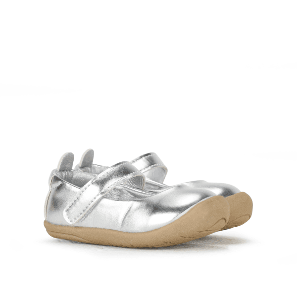 SILVER METALLIC BALLERINA
