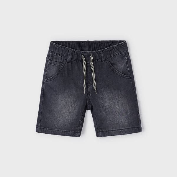 GREY DENIM SHORT